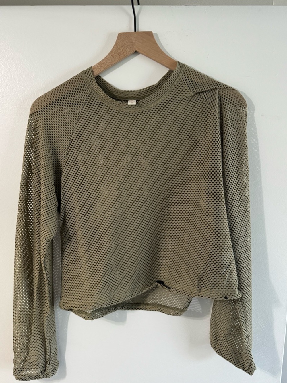 Roark Olive Mesh Long-Sleeve Top - Women